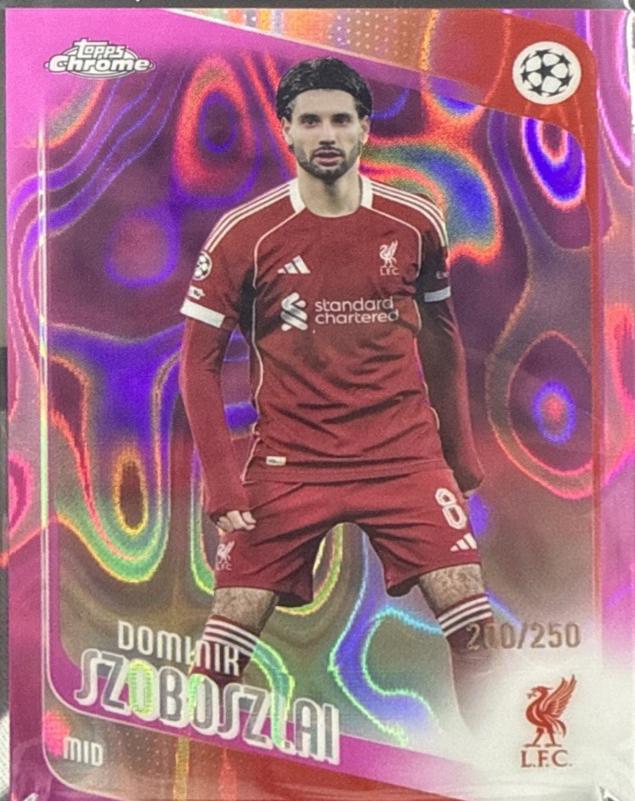 Dominik Szoboszlai [Pink Lava Refractor] #78