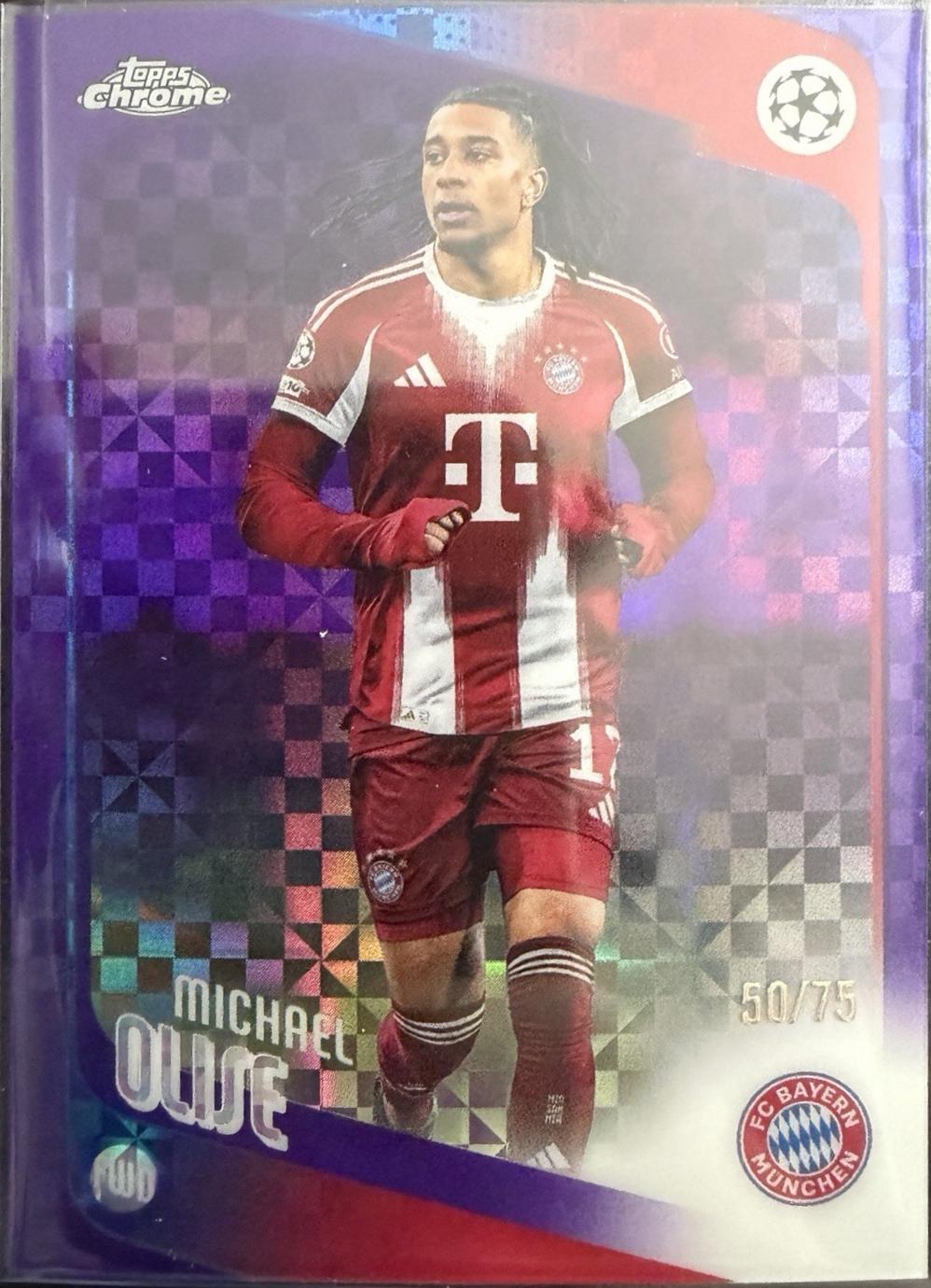 Michael Olise [Purple X-Fractor] #4