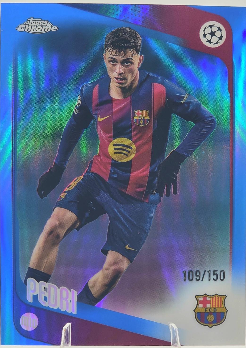 Pedri [Blue Refractor] #196