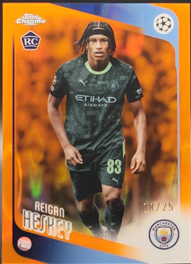 Reigan Heskey [Orange X-Fractor] #142