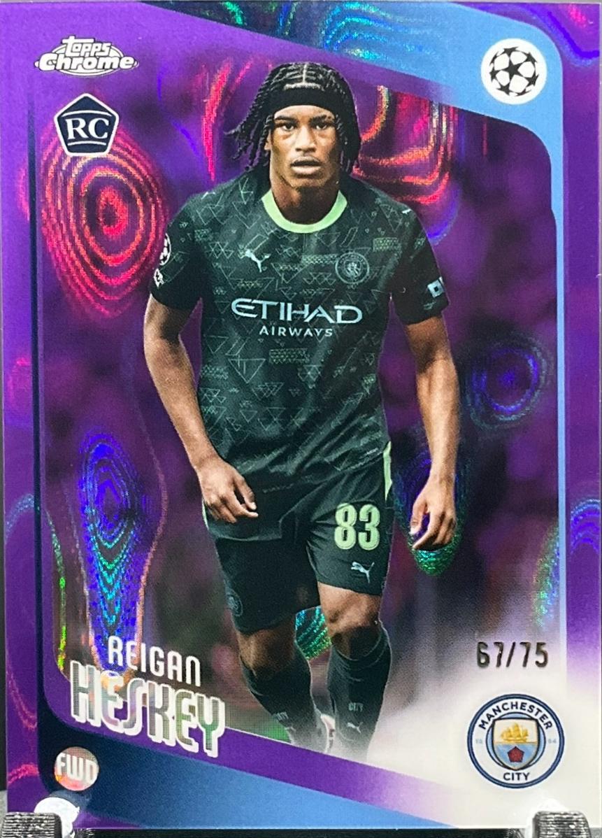 Reigan Heskey [Purple Lava Refractor] #142