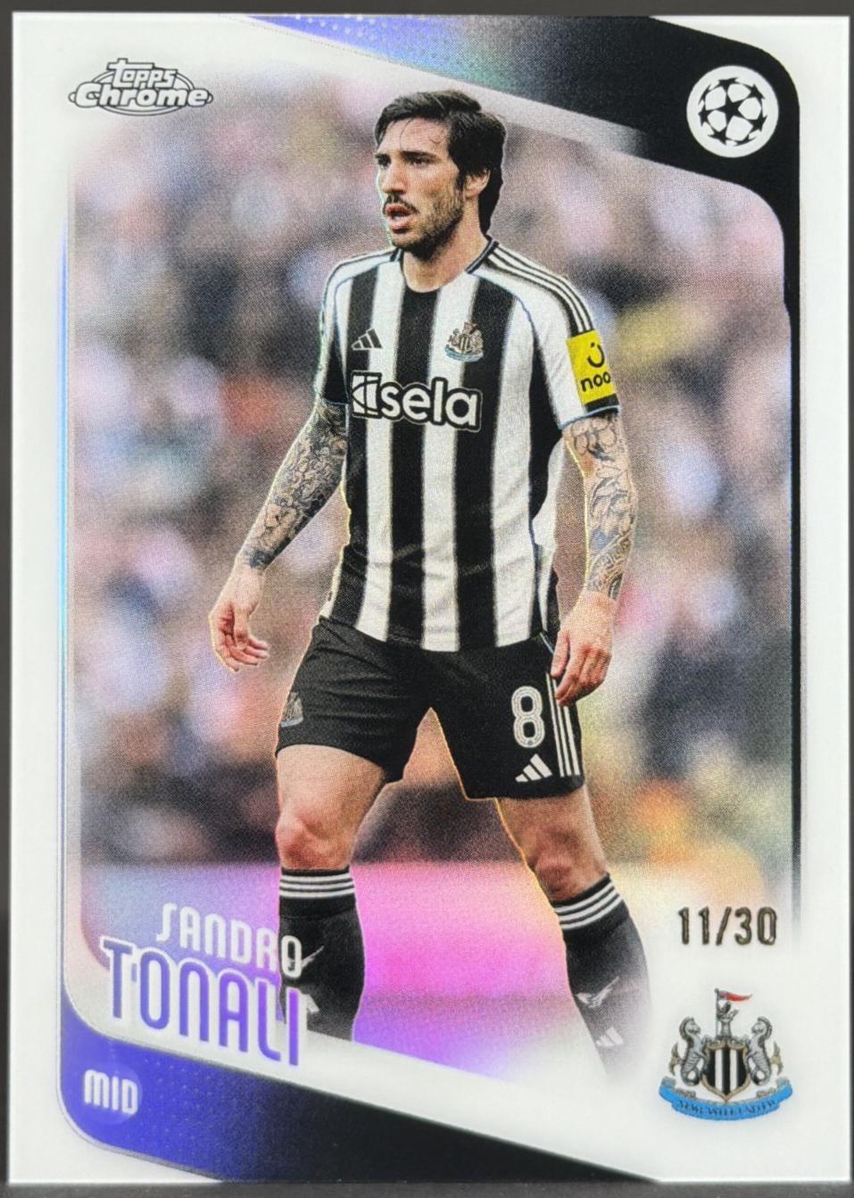Sandro Tonali [White Refractor] #109