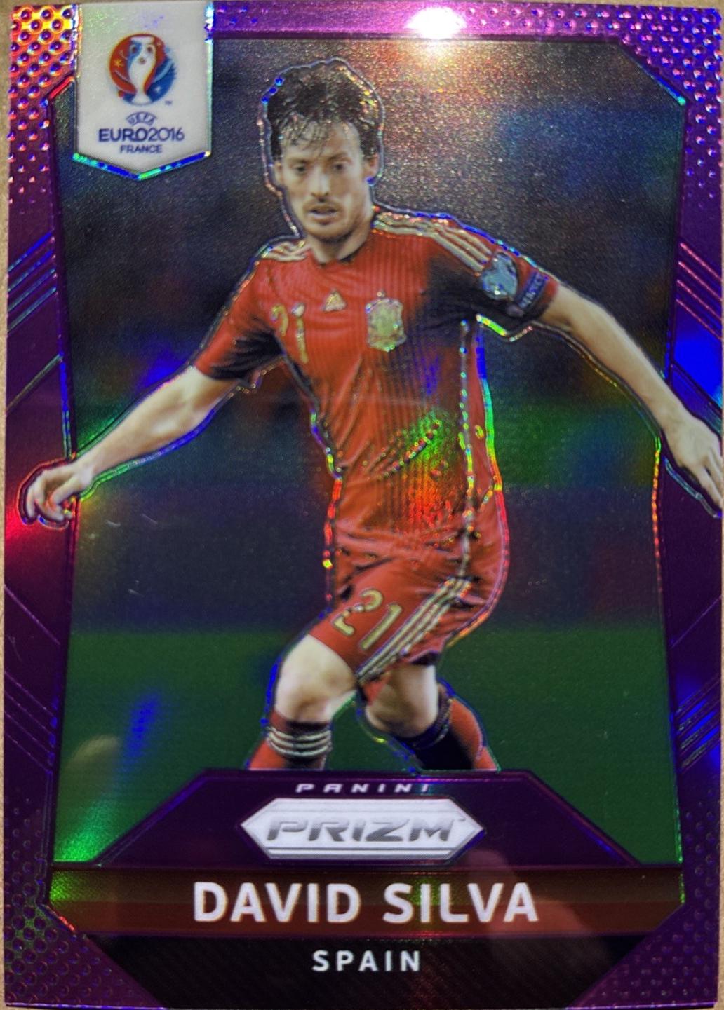 David Silva [Purple Prizm] #40