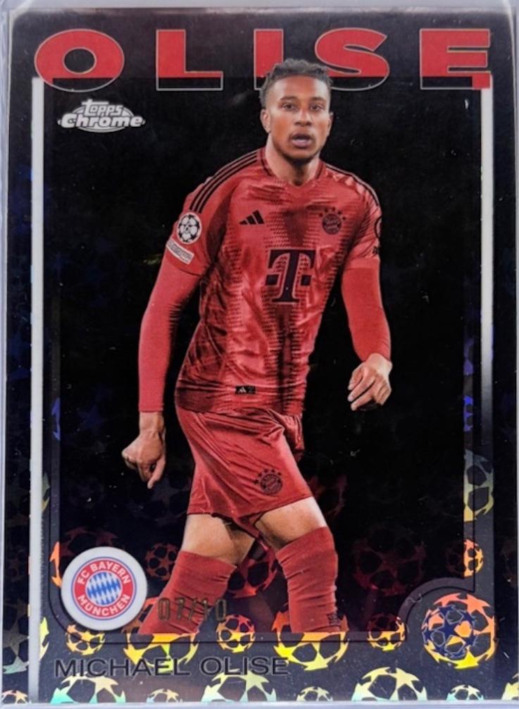 Michael Olise [Black Starball Refractor LogoFractor] #81
