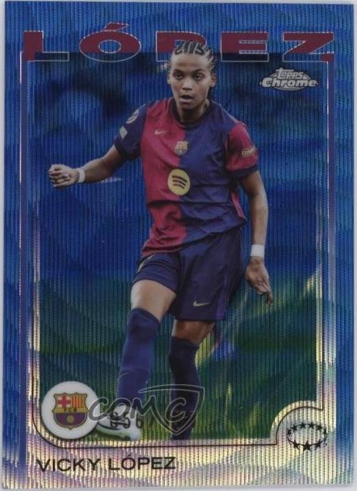 Vicky Lopez [Blue Wave Refractor] #58
