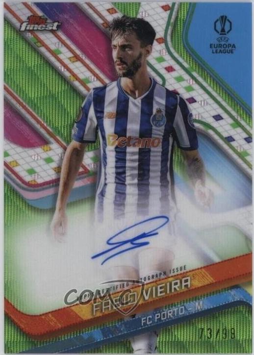 Fabio Vieira [Neon Green Wave Refractor] #BA-FO