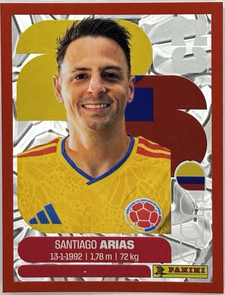 Santiago Arias [Red Crumple] #COL9