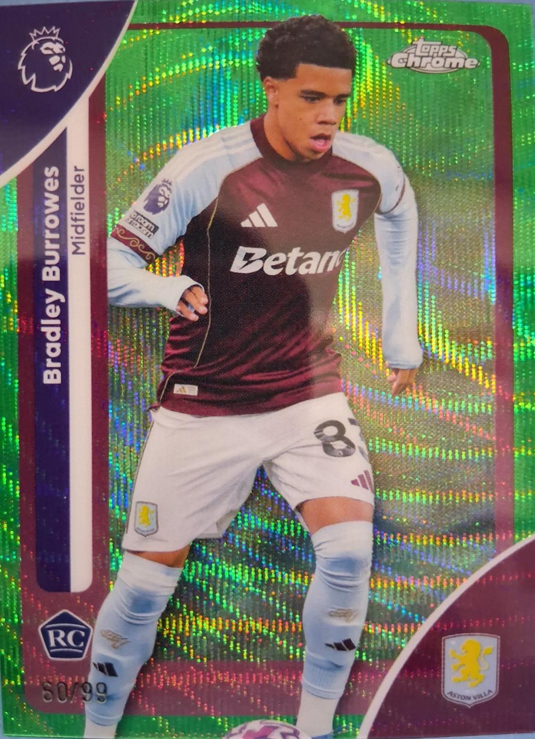 Bradley Burrowes [Green Wave Refractor] #29