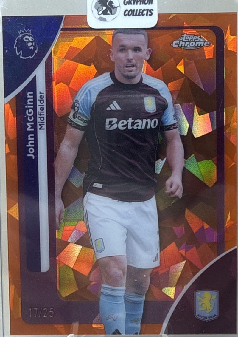 John McGinn [Orange Geometric] #26