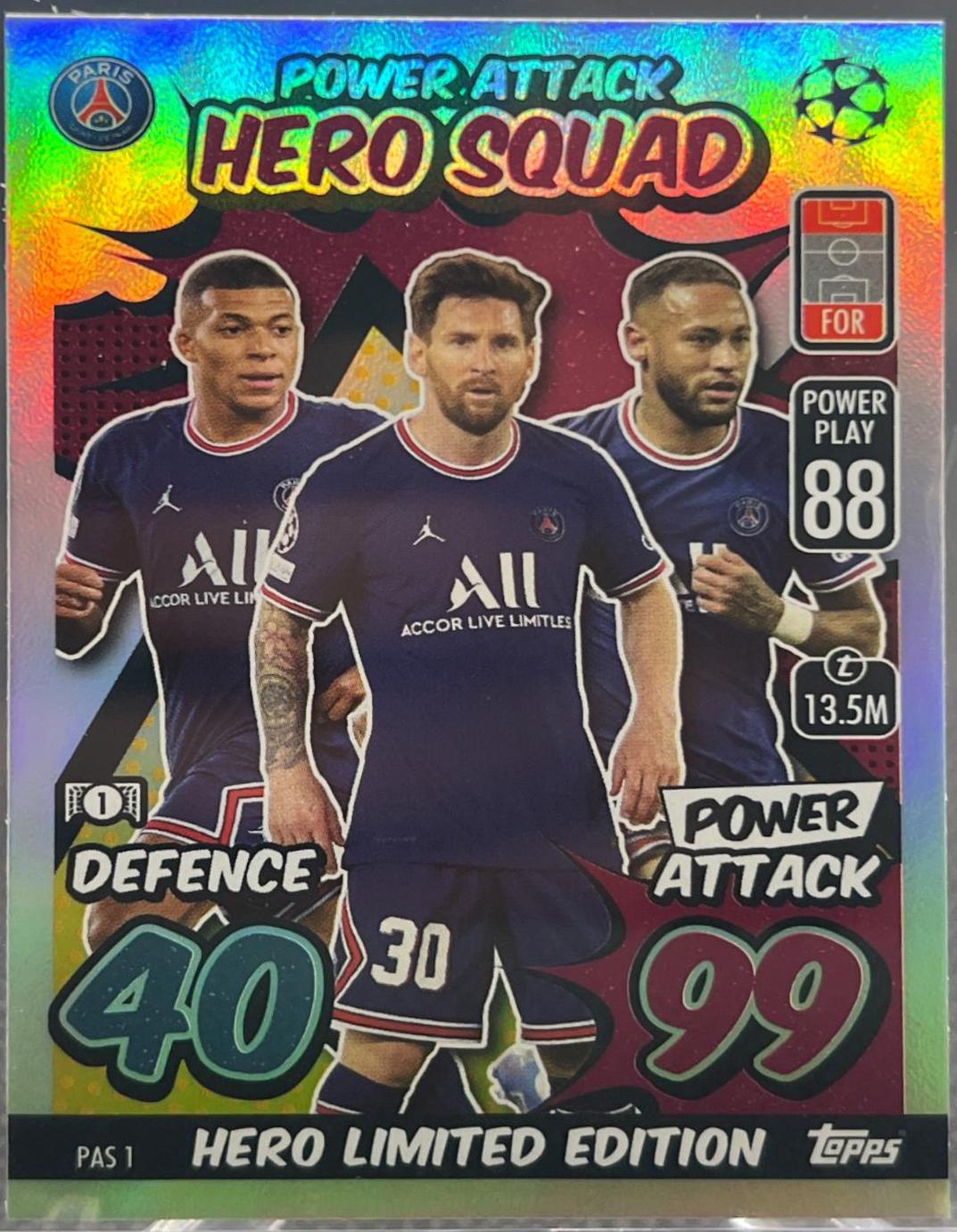 Power Attack Hero Squad [Hero Limited Edition] #PAS 1