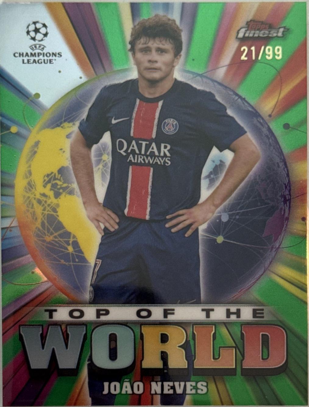 Joao Neves [Green Refractor] #TW-10