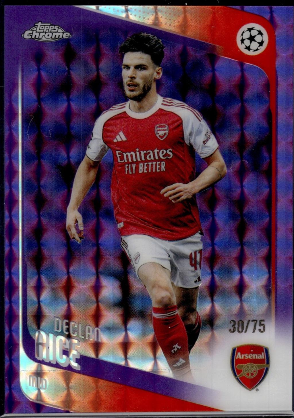 Declan Rice [Purple Geometric Refractor] #164