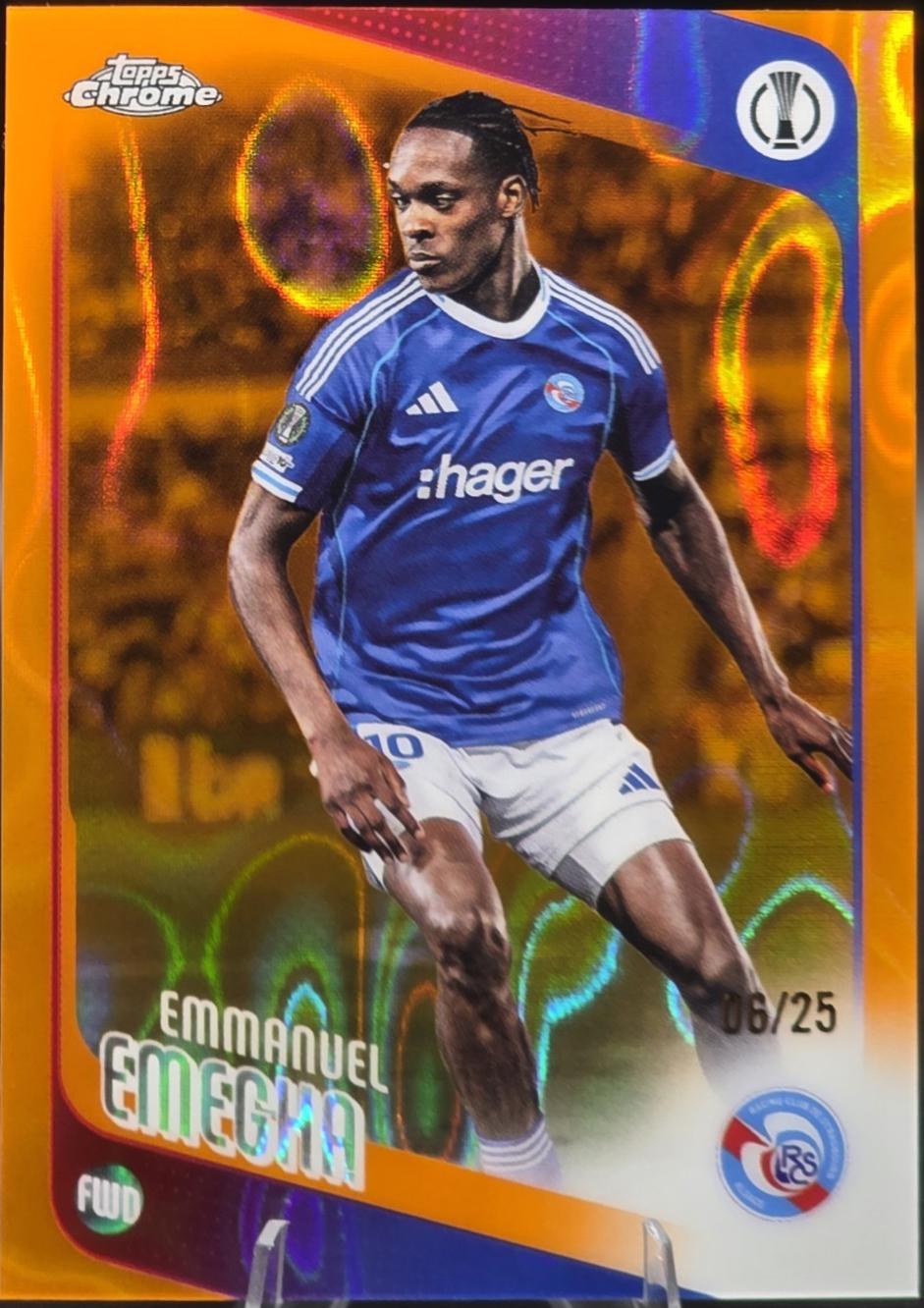 Emmanuel Emegha [Orange Lava Refractor] #110