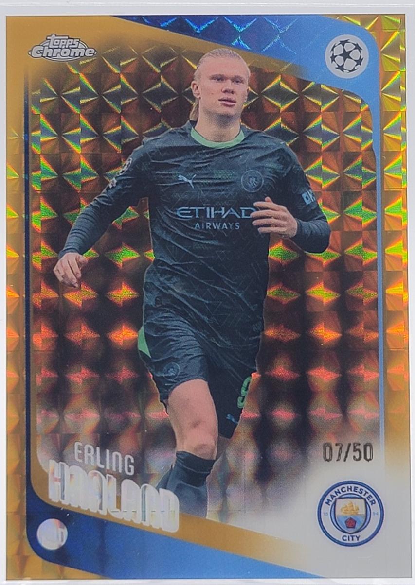 Erling Haaland [Gold Geometric Refractor] #181