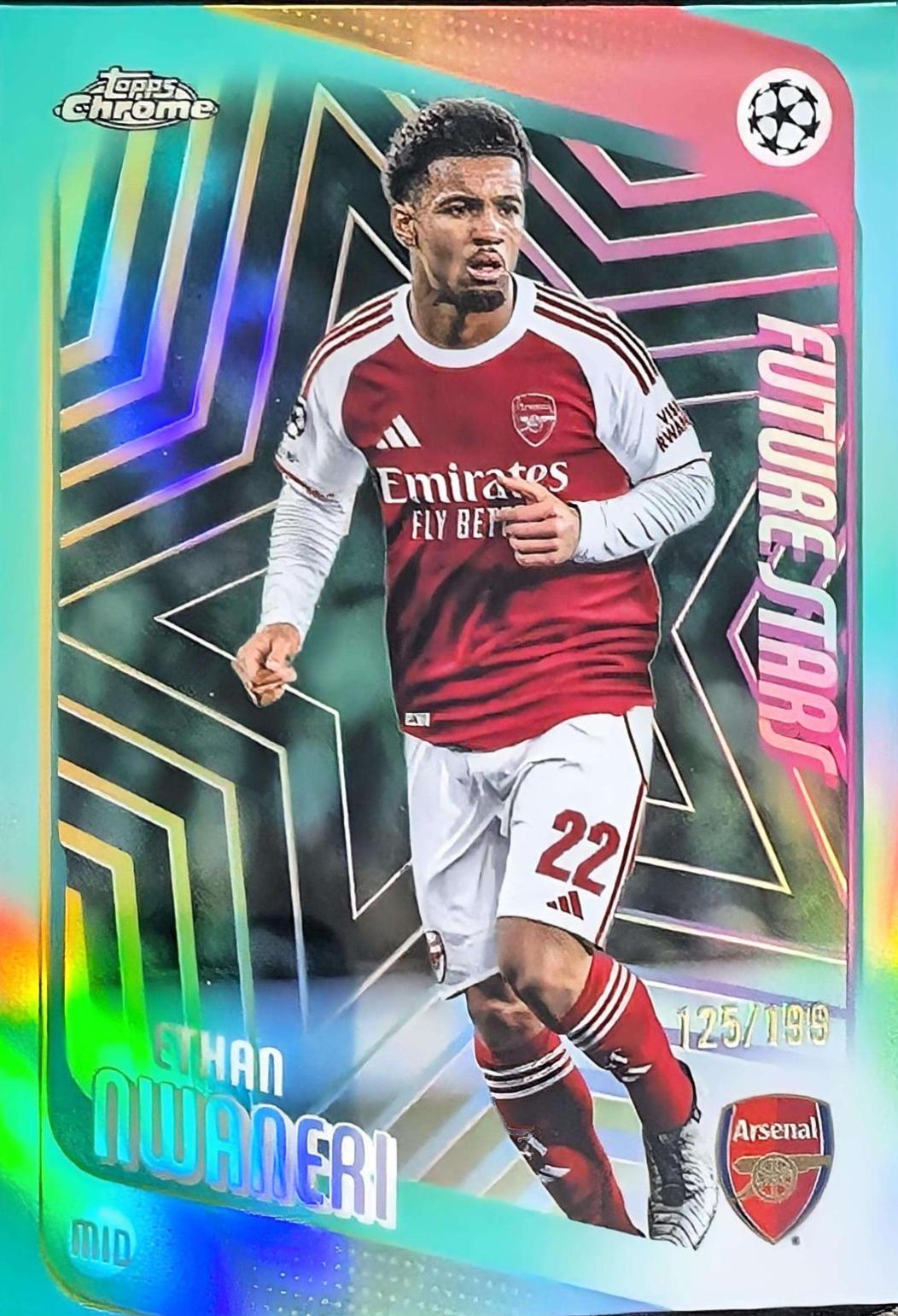 Ethan Nwaneri [Aqua Refractor] #21