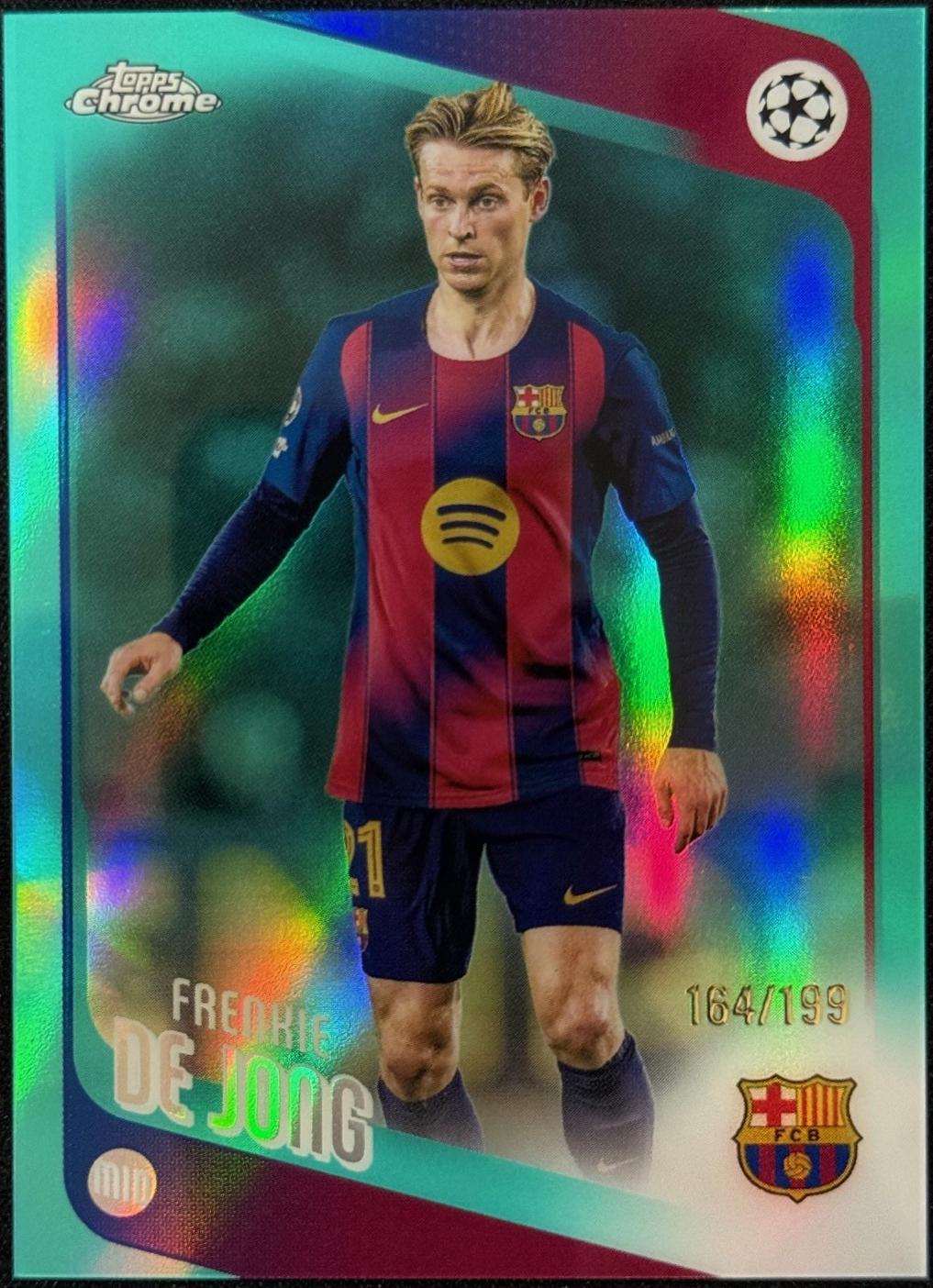 Frenkie de Jong [Aqua Refractor] #135