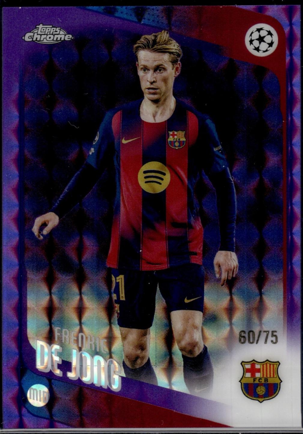 Frenkie de Jong [Purple Geometric Refractor] #135