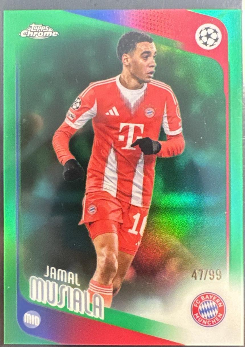 Jamal Musiala [Green X-Fractor] #130