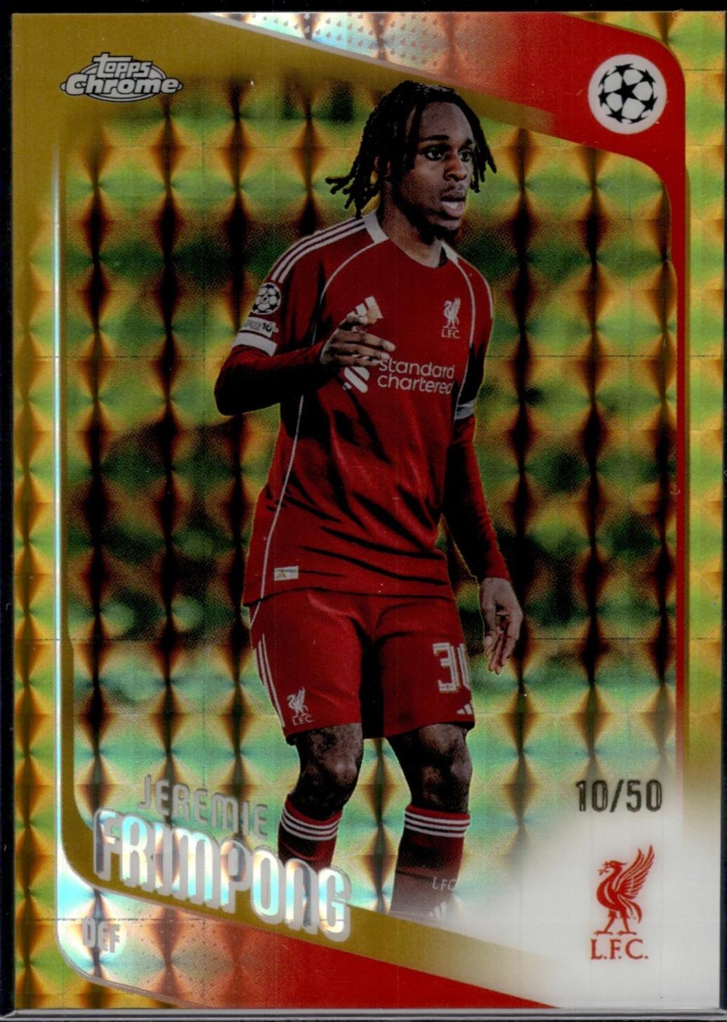 Jeremie Frimpong [Gold Geometric Refractor] #6