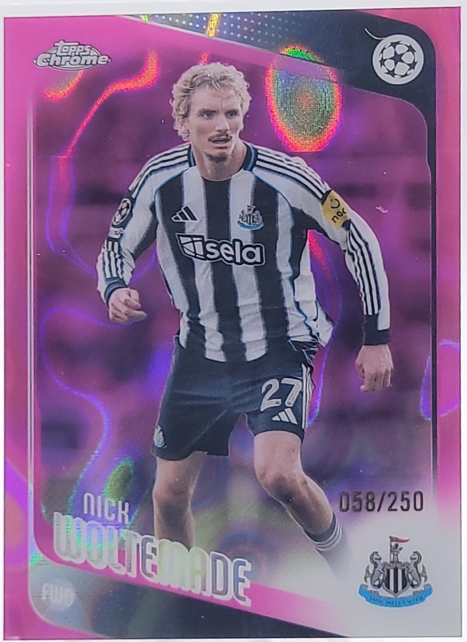 Nick Woltemade [Pink Lava Refractor] #68