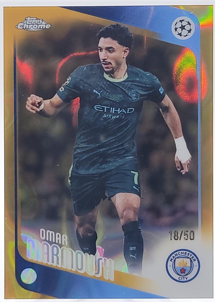 Omar Marmoush [Gold Lava Refractor] #80