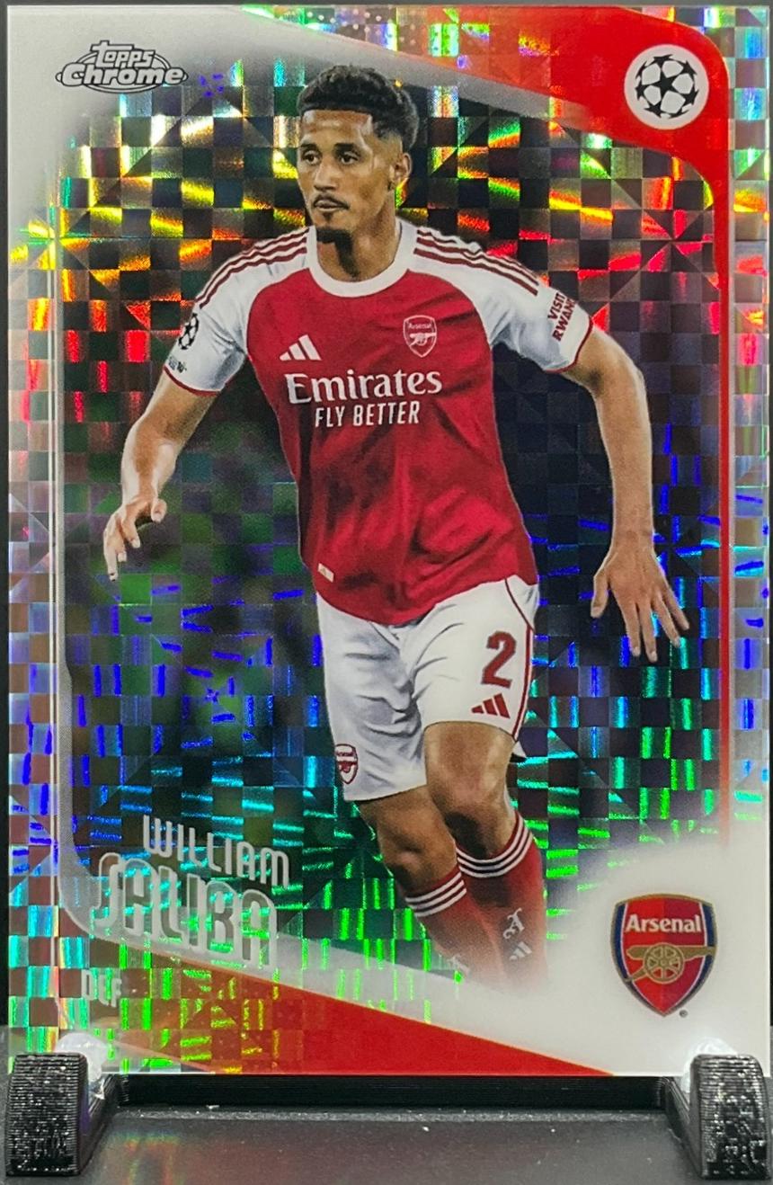 William Saliba [Purple X-Fractor] #113