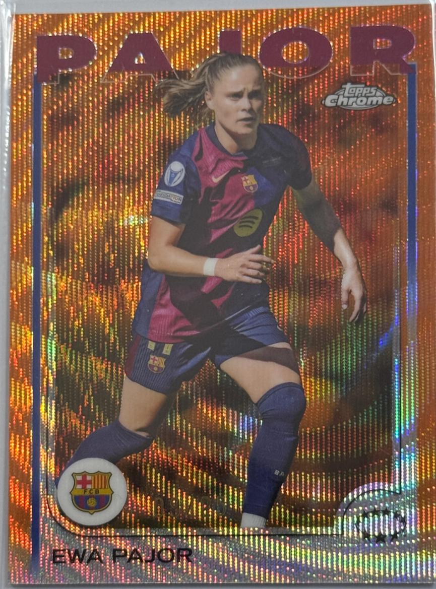 Ewa Pajor [Orange Wave Refractor] #98