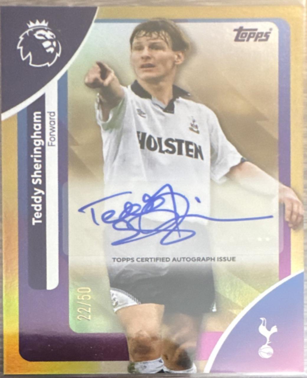 Teddy Sheringham [Gold Sparkle] #AC-TS