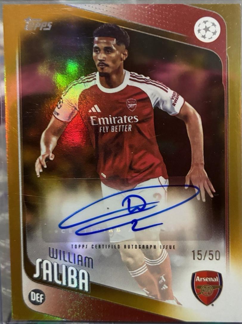William Saliba [Gold Inferno] #BA-SA