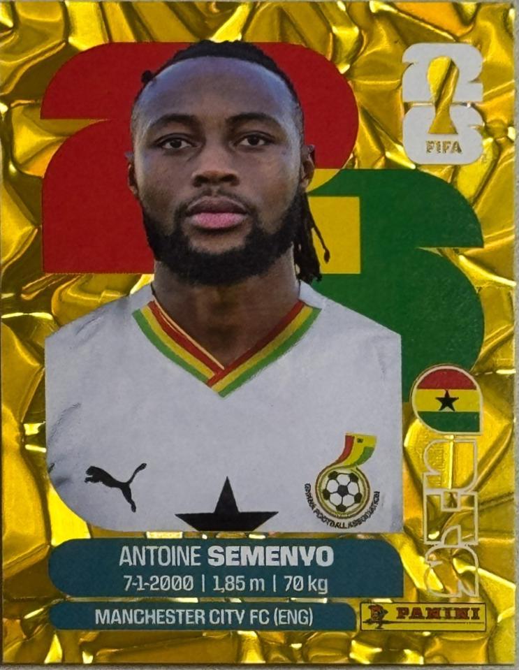 Antoine Semenyo [Gold Flood Crumple] #GHA20