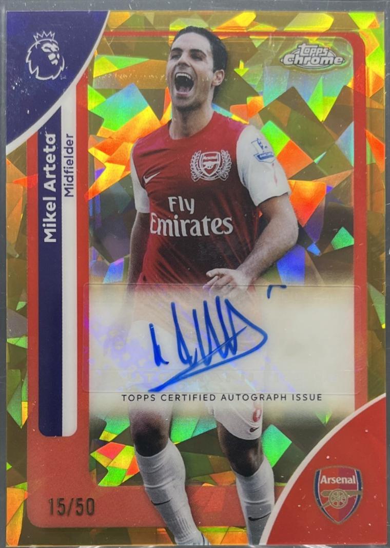 Mikel Arteta [Gold Refractor] #CA-MA