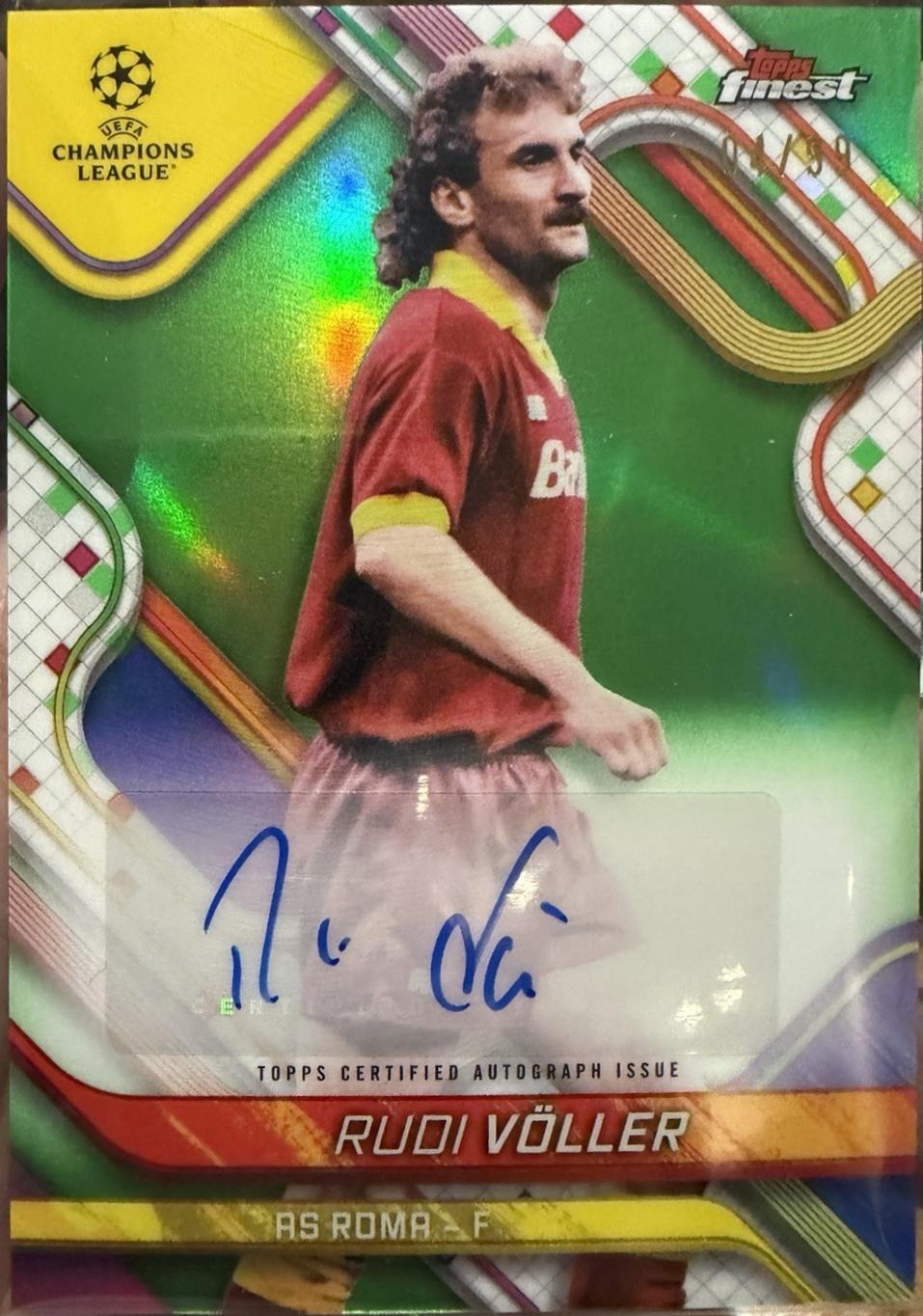 Rudi Voller [Neon Green Refractor] #BA-VO