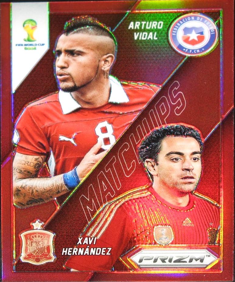 Arturo Vidal / Xavi Hernandez [Red Prizm] #3