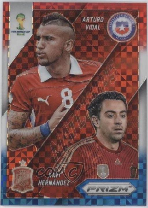 Arturo Vidal / Xavi Hernandez [Red White Blue Power Plaid] #3