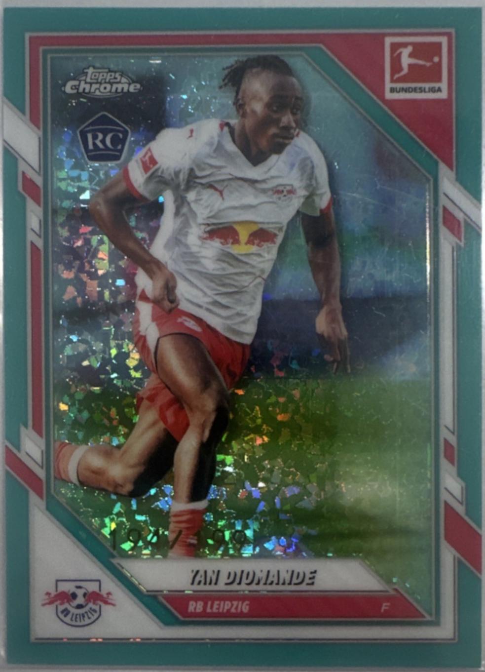Yan Diomande [Aqua Mini Diamond Refractor] #59