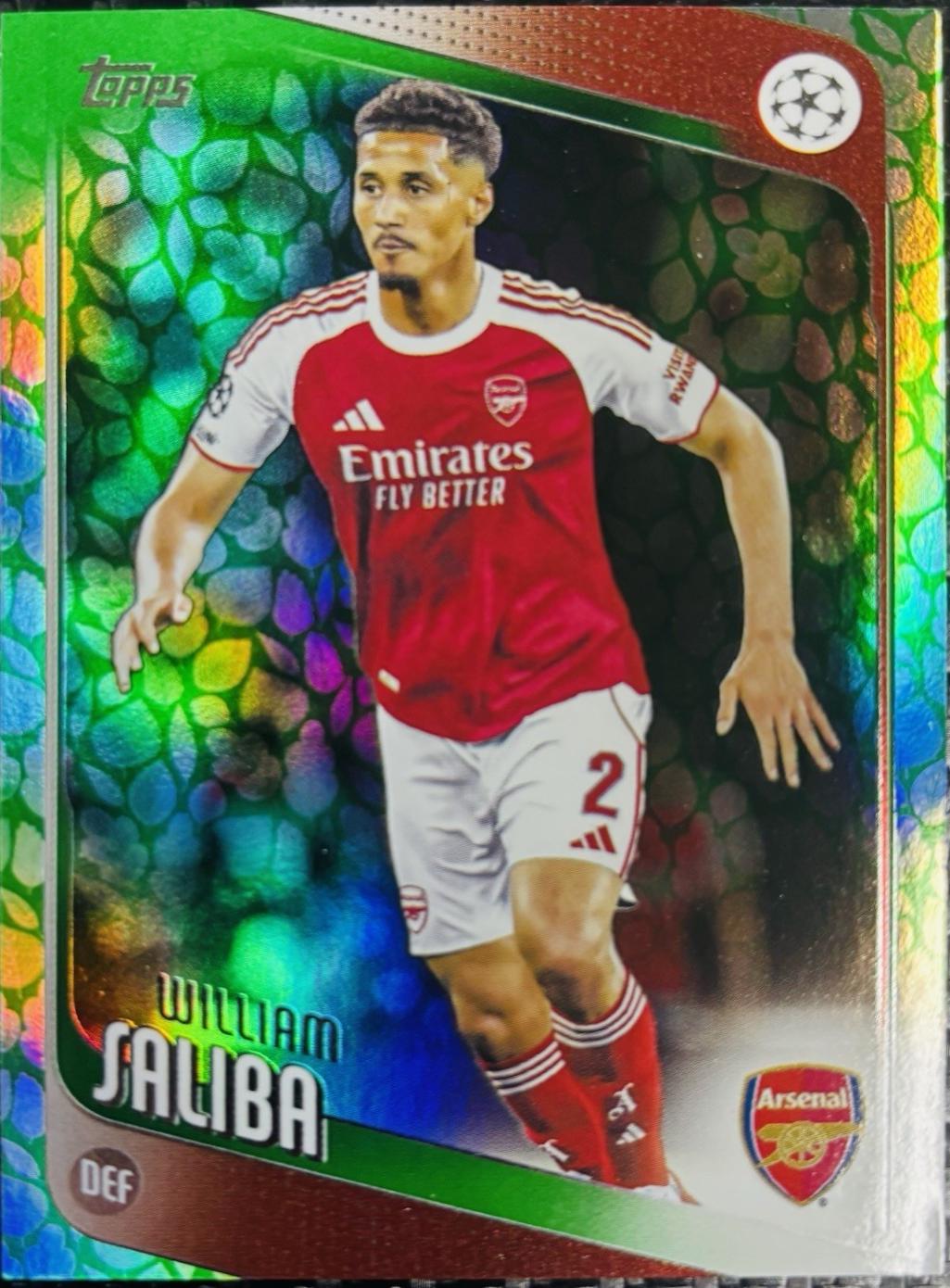 William Saliba [Green Foil] #113