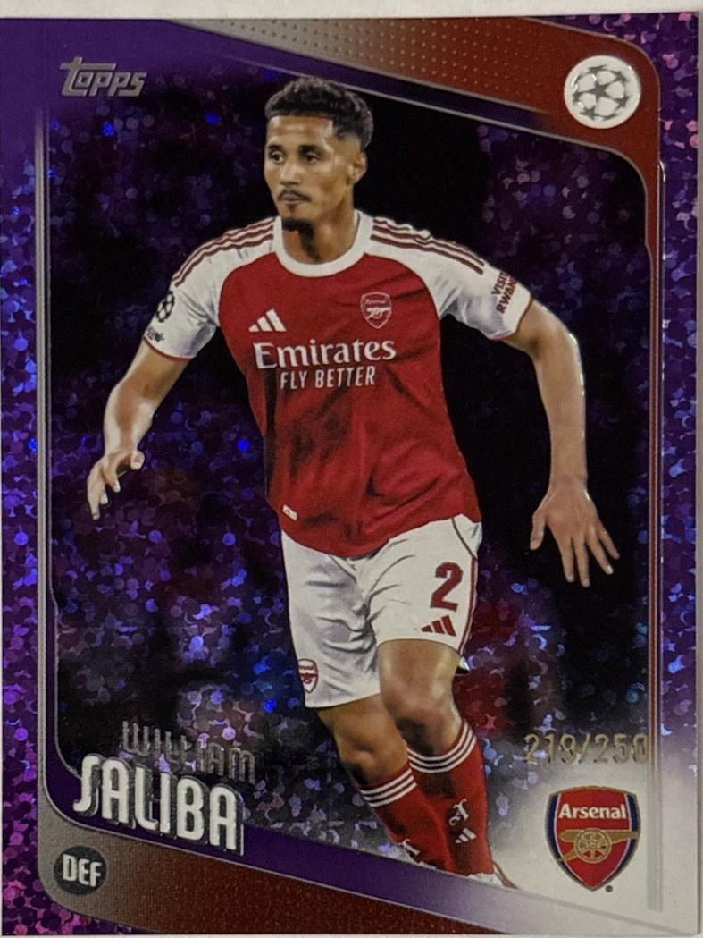 William Saliba [Purple] #113