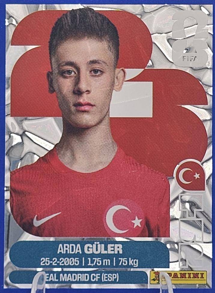 Arda Guler [Blue Crumple] #TUR14