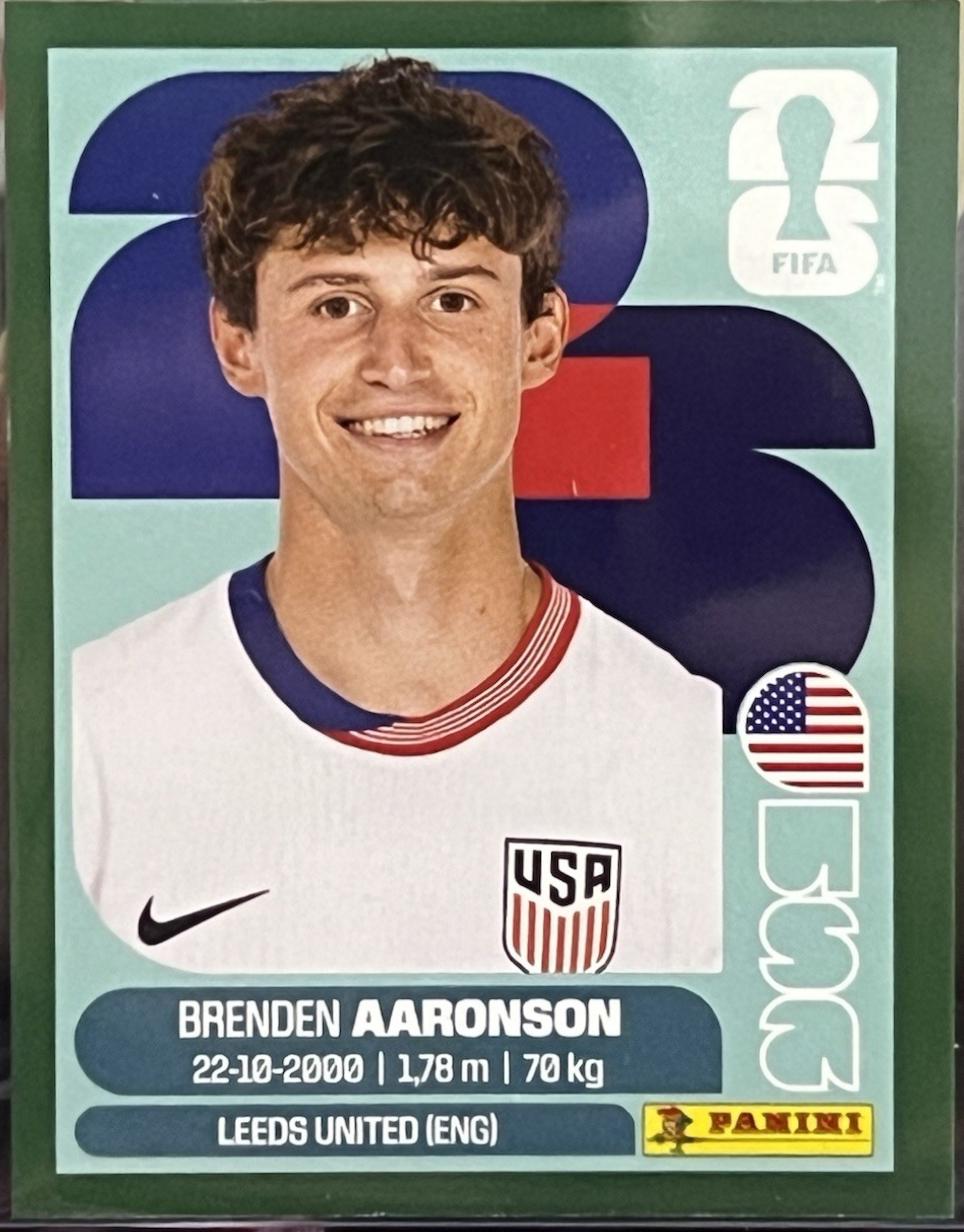 Brenden Aaronson [Green] #USA17