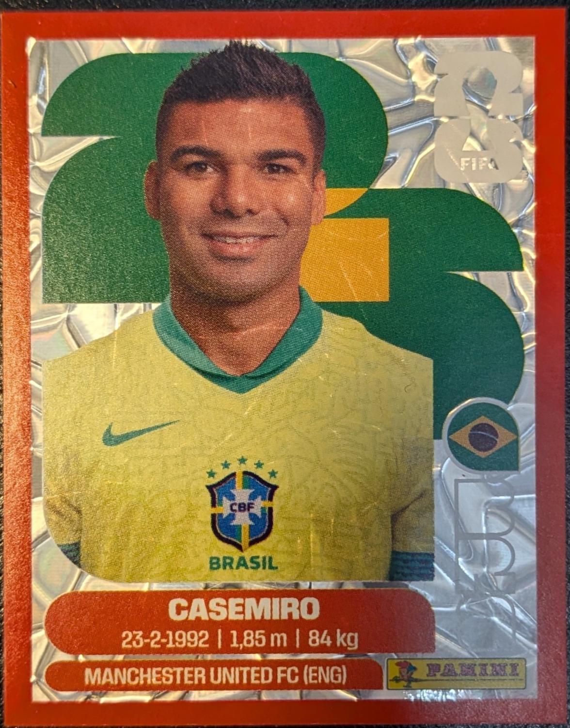 Casemiro [Red Crumple] #BRA10