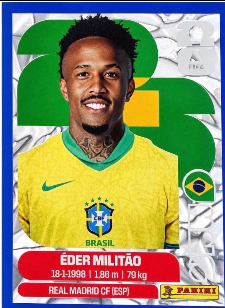 Eder Militao [Blue Crumple] #BRA5