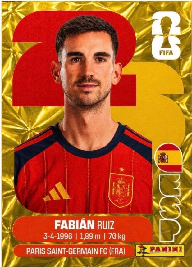 Fabian Ruiz [Gold Flood Crumple] #ESP12