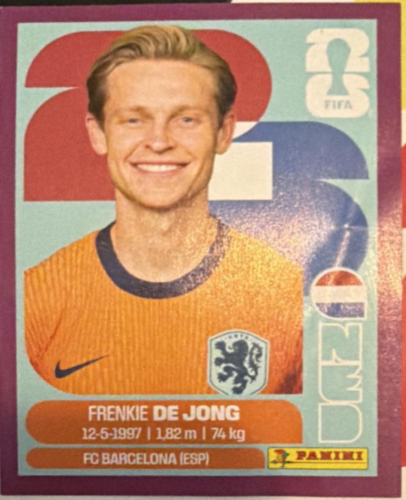 Frenkie de Jong [Purple] #NED14