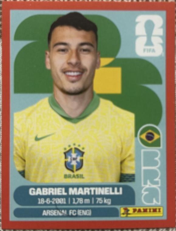 Gabriel Martinelli [Red] #BRA18