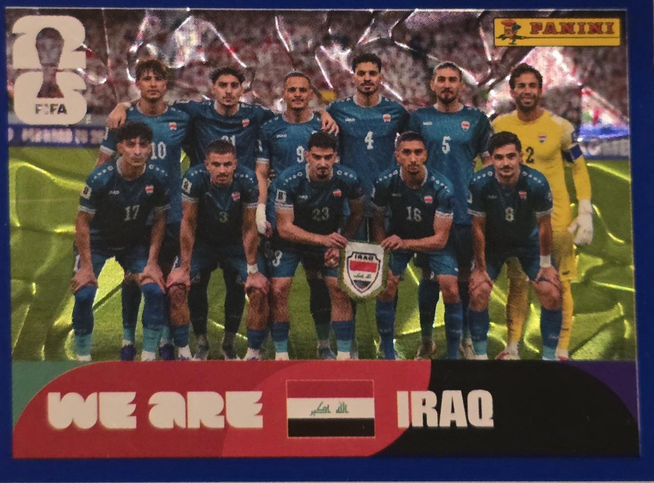 Iraq Team [Blue Crumple] #IRQ13