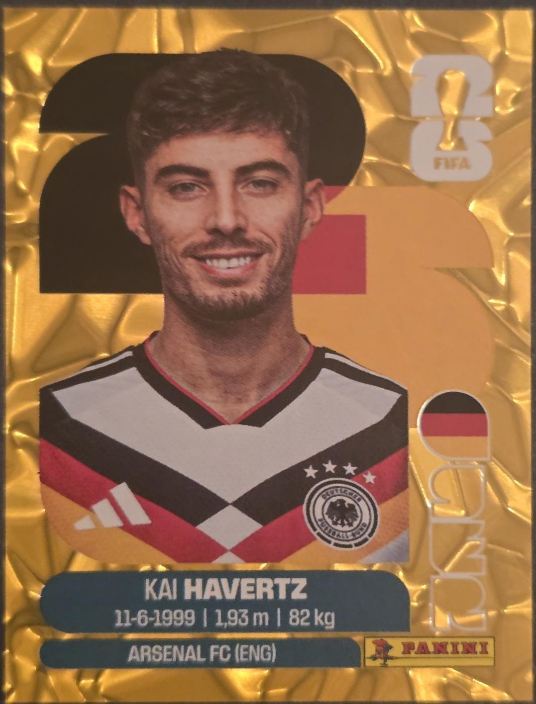 Kai Havertz [Gold Flood Crumple] #GER17