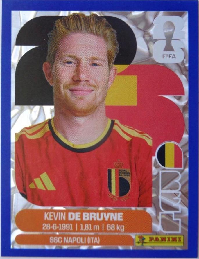 Kevin De Bruyne [Blue Crumple] #BEL15