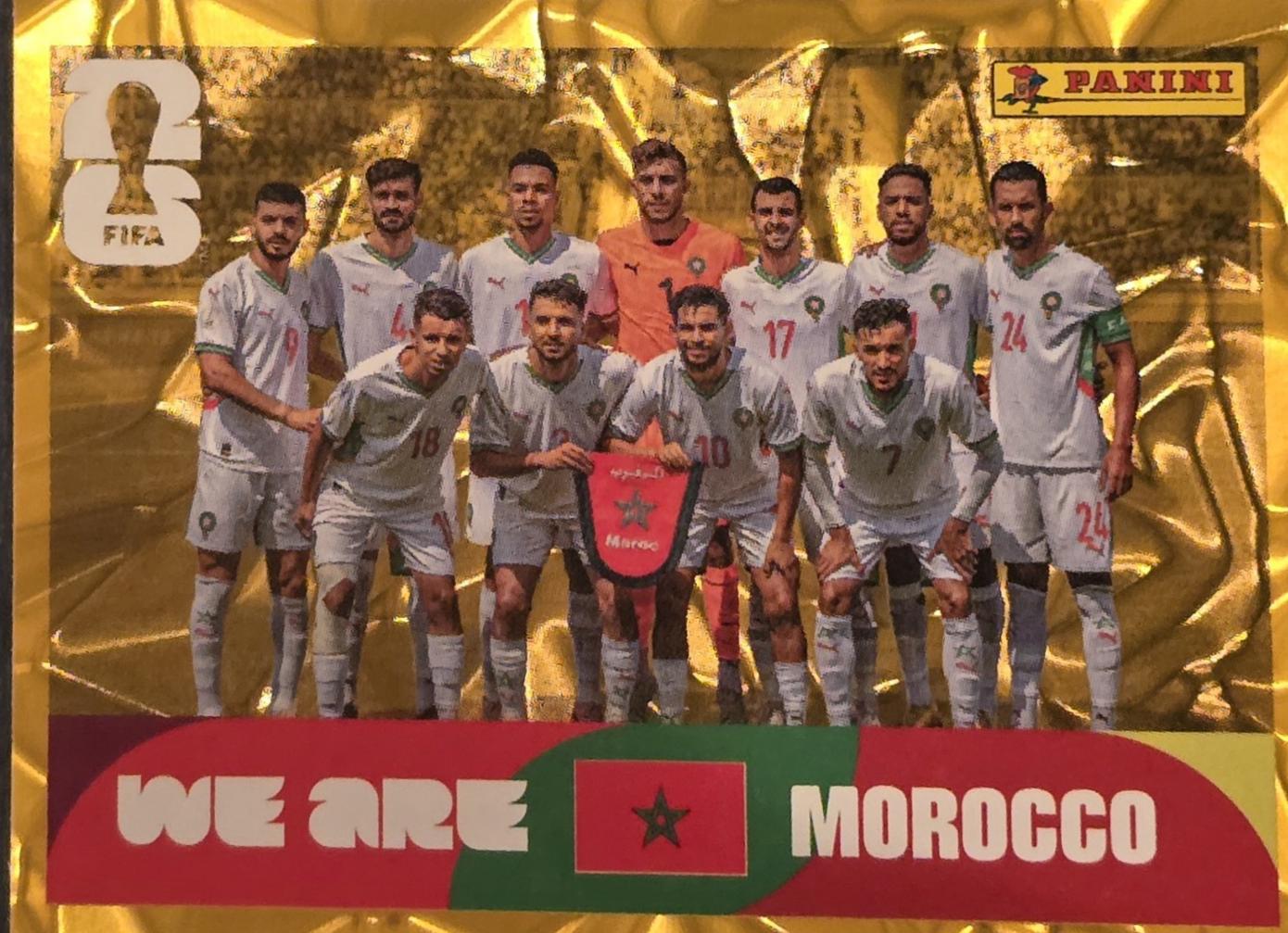 Morocco Team [Gold Flood Crumple] #MAR13