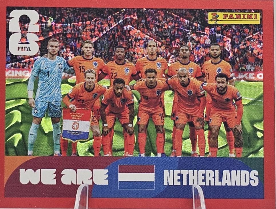 Netherlands Team [Red Crumple] #NED13