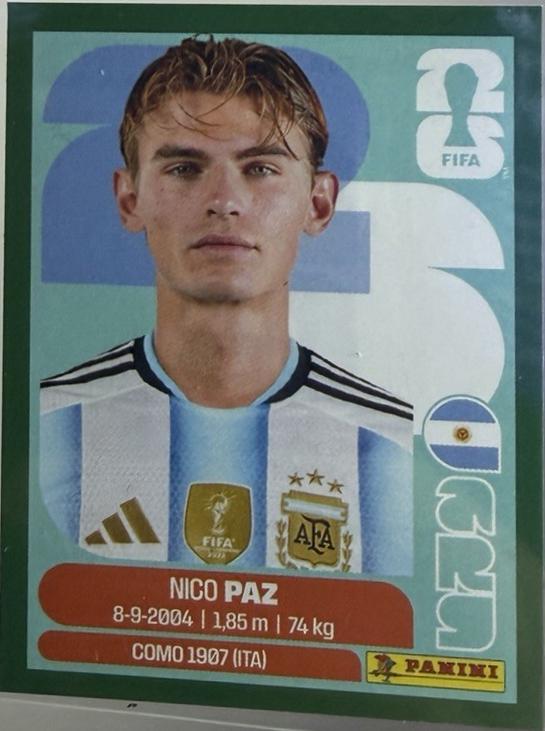 Nico Paz [Green] #ARG14